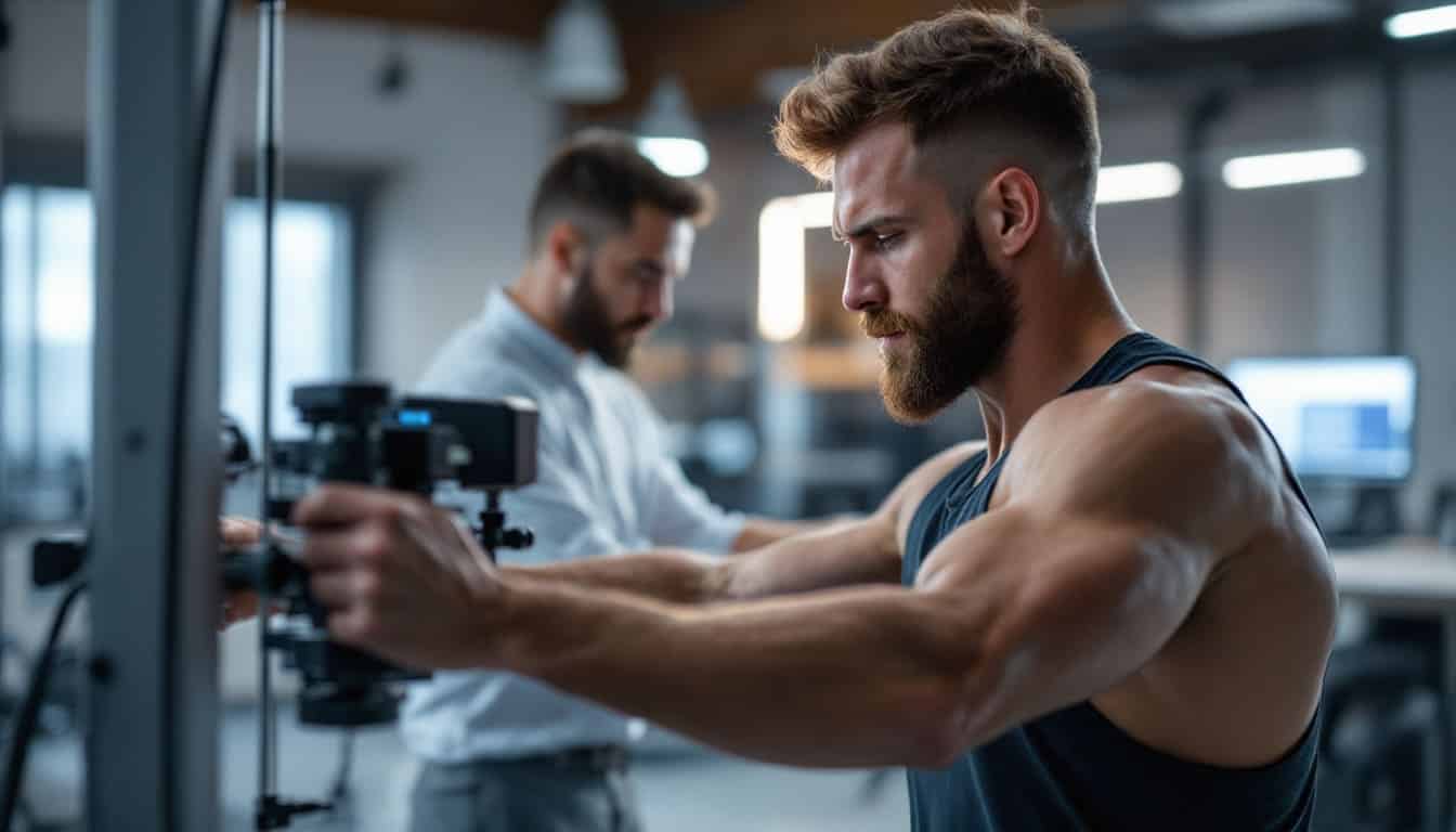 entrenamiento gimnasio traccion maquina pecho musculacion