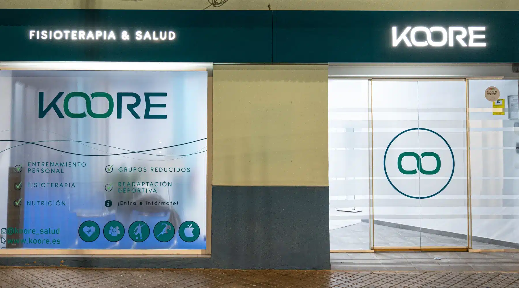 fachada de centro de fisioterapia