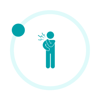 icono dolor de hombro