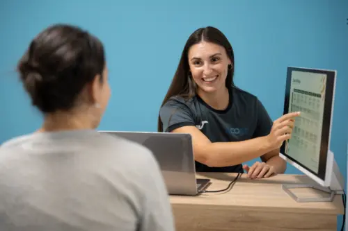 nutricionista con paciente