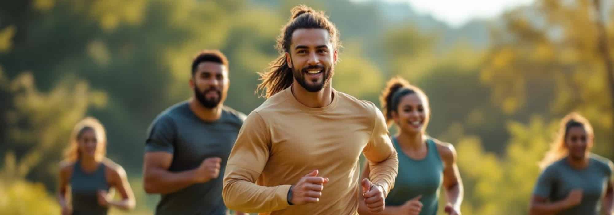 personas haciendo ejercicio al aire libre